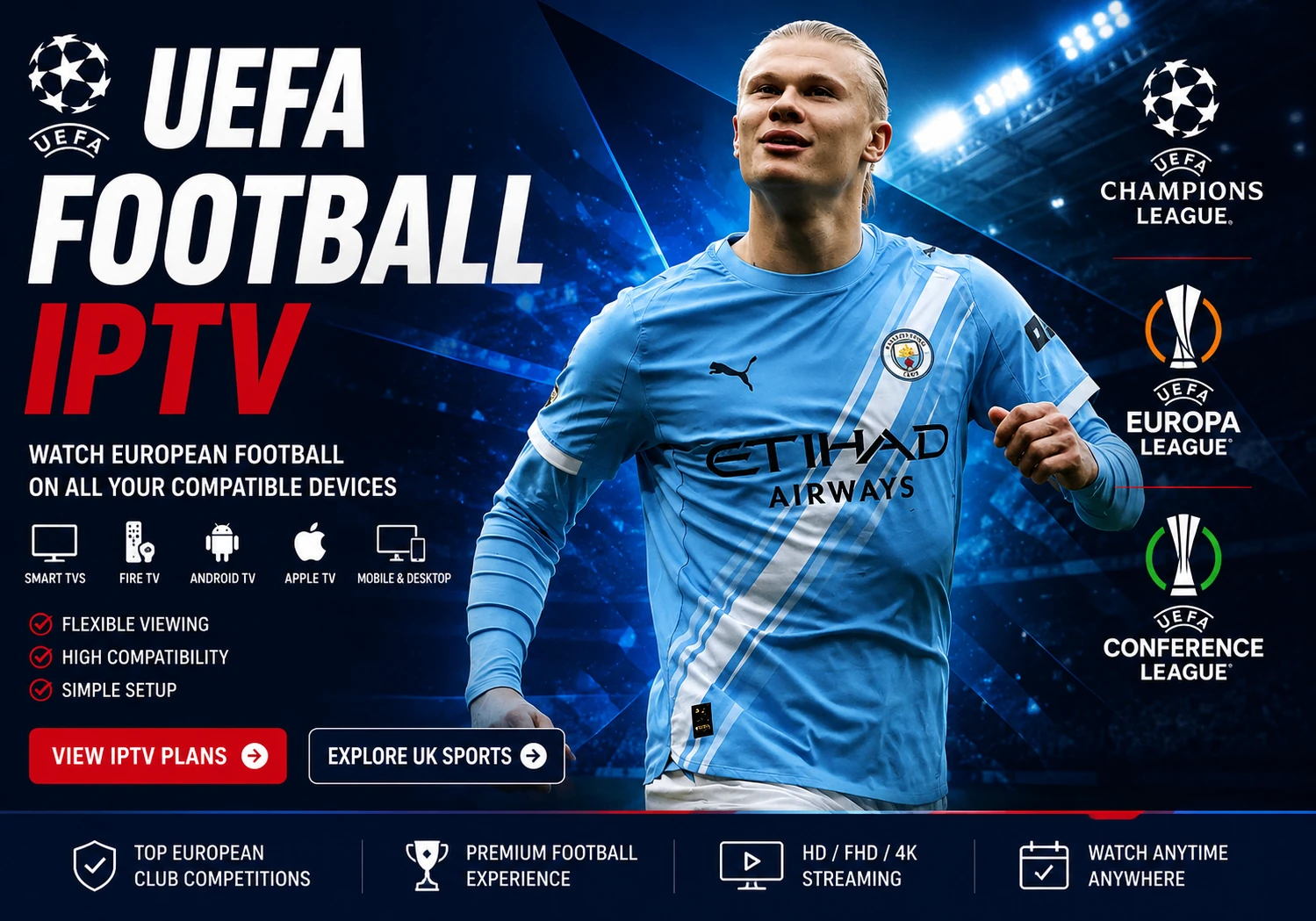 UEFA Football IPTV European football viewing